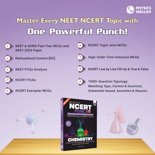 Image of PW Objective NCERT Punch 4.0 Chemistry For NEET 2026 By Pankaj Sijairya l Updated with High Order Time Intensive MCQs and AIIMS PYQs As Per 2025 NEET Paper [Paperback] Pankaj Sijairya