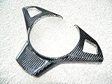 bmw lenkradspange folieren Carbon Lenkradspange Lenkradblende Carbon Cover Sterring Wheel passend für M5 M6 E60 E61 E63 E64