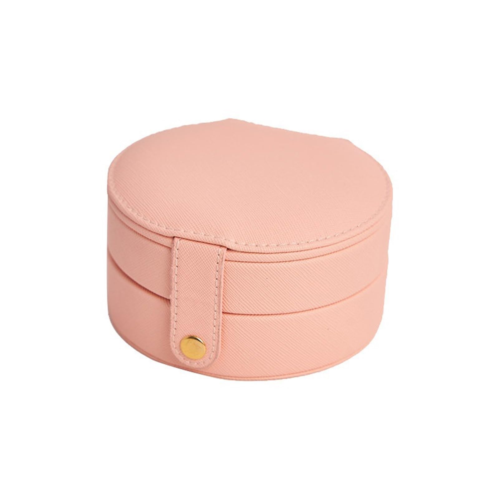 Shihan-2015 Jewelry Organizer Jewelry Travel Case Leather Jewellry Organizer Box For Rings Earrings Necklaces Jewelry Storage Case(Pink)
