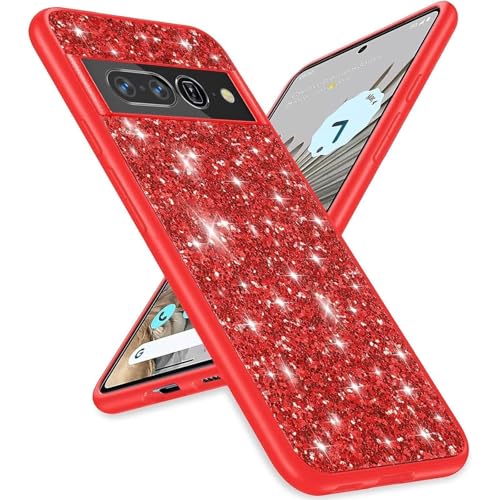 Étui Google Pixel 9a rouge antichoc résout le problème des chutes et rayures