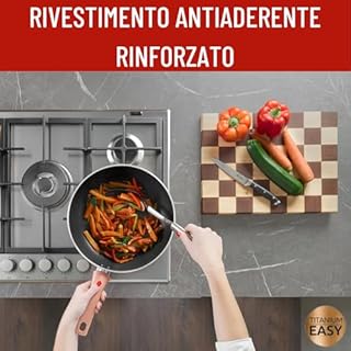 Lagostina Set di Pentole e Padelle Antiaderenti in Alluminio per Gas e Forno 8 Pezzi, Esterno Effetto Rame, Indicatore Cottura Thermo-Signal, con 2 Casseruole, 2 Padelle, Tegame, 3 Coperchi