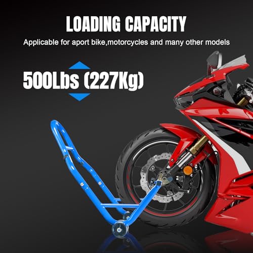 image for Jack Boss Motorcycle Stand Rear Combo Wheel Lift Stand, 500Lbs Capacit