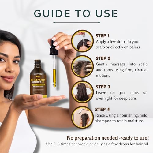 Gutaderme Rosemary Oil for Hair Growth 3.4oz — view 5