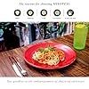 MIYOPESI 11-Inch Melamine Plates (Set of 6) - Unbreakable and Reusable Plastic Dinnerware with Ceramic Feel, Stackable and Dishwasher-Safe - Versatile for All Meals (Multicolor) #1