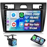 Autoradio per Ford Fiesta 2000-2008 con CarPlay Wireless e Android Auto