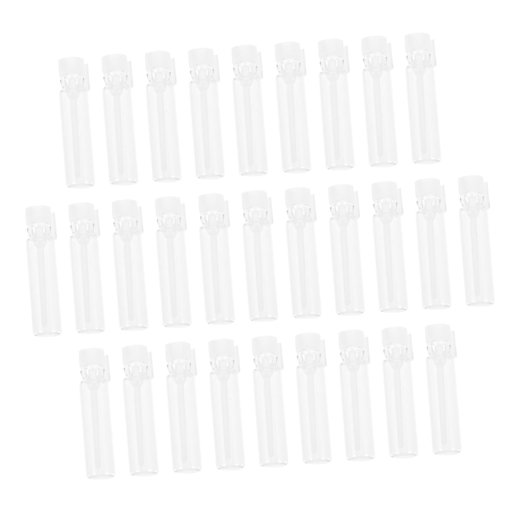 500piezas Botellas Transparentes De Vidrio Para Recargables y Reutilizables Para Viajes y Uso Diario Frascos De Portátiles Goteros Para Cosméticos