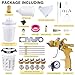 Fulchron HVLP Spray Gun with 1.4/1.7/2.0/2.5/3.0mm 5 Nozzles, Air Spray Paint Gun W/10Pcs 600CC Disposable Paint Mixing Cups and Lids, Automotive Gravity Feed Paint Gun Kit for Car Painting (Gold)