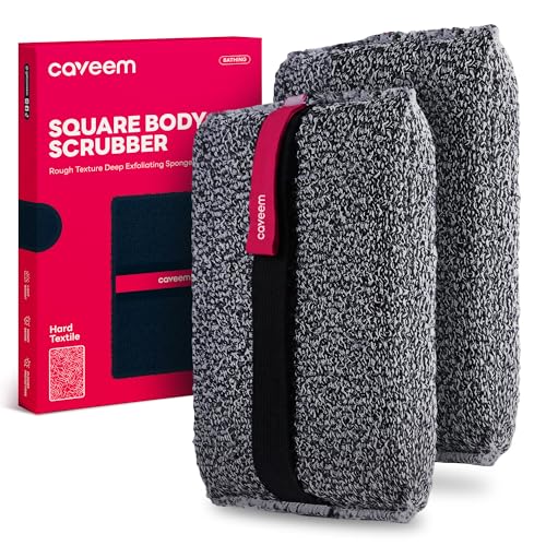 Esponja Exfoliante Corporal, Esponja Exfoliante áspera Para Eliminar La Piel Muerta, Esponjas Exfoliantes Corporales, Esponja Exfoliante Para Baño Y Cuerpo, Esponja Para Ducha Para Hombre Y Mujer,2pcs