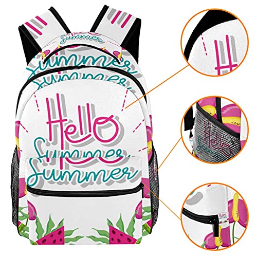 Sac à dos à poches multiples et motif mandala pour adolescents
