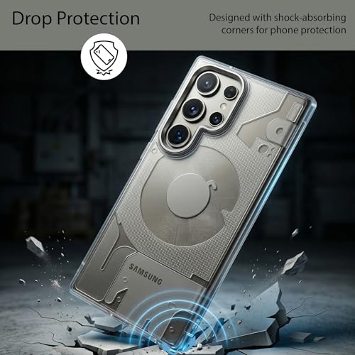 Image of NIUKIN Transparent Slim-Fit Soft Back Case for Samasung Galaxy S25 Ultra | 360 Degree Protection | Shockproof Cover