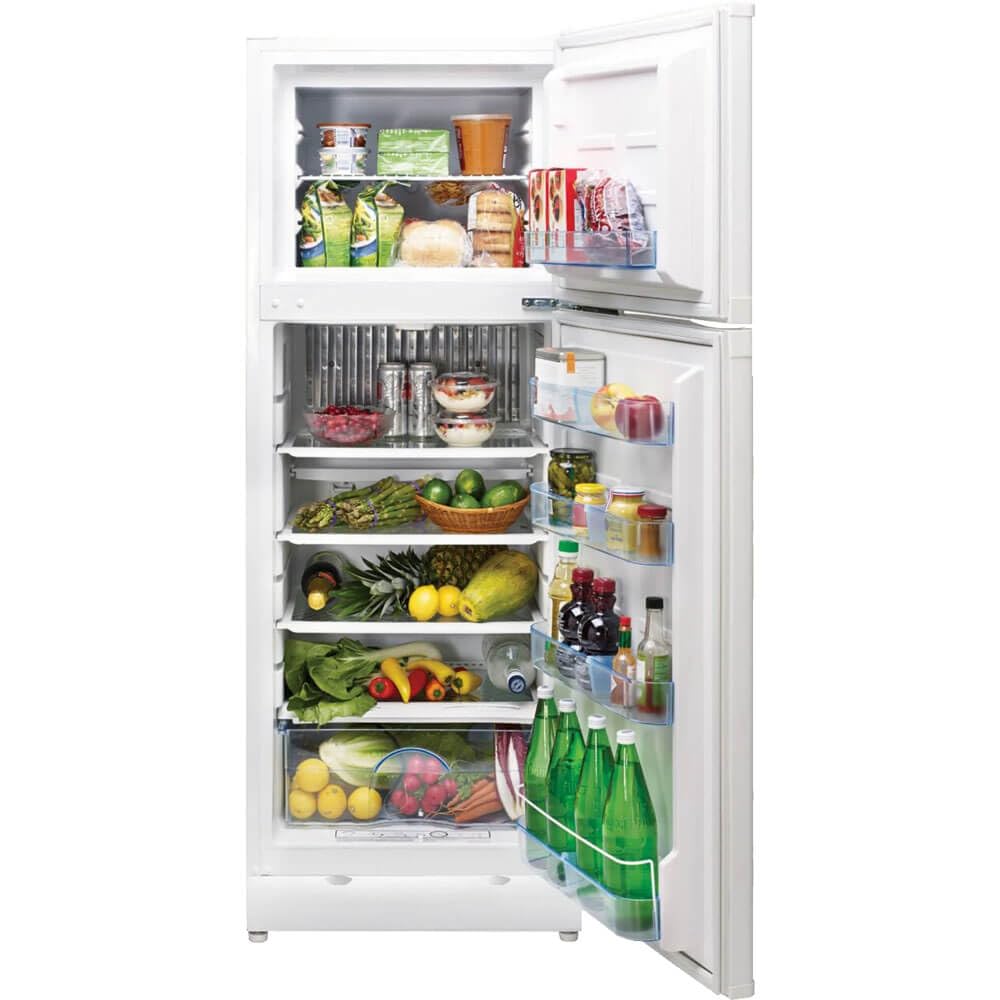 Unique Appliances Ugp-10c Sm W Off-Grid 10 Cu. Ft. Propane Top Freezer Refrigerator, White; Battery-Operated Interior Light; Front-Mounted Controls With Cover; Dual Power on Fridge.com - View 2
