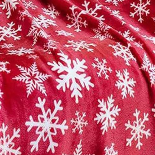 Couverture chaude pour l'hiver plaid canapé de Noël en patchwork lavable - 8