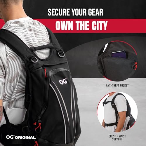 image for OG Original Roadrunner Motorcycle Backpack Waterproof Black Light Weig