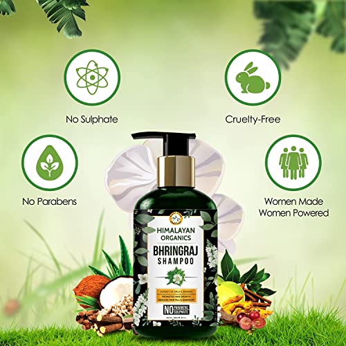 Himalayan-Organics-Bhringraj-Ayurvedic-Therapeutic-Shampoo-No-Parabens-And-Sulphate-Hair-Re-growth-And-Reduces-Hair-Fall-Promote-Healthy-And-Thick-Hair-300ml