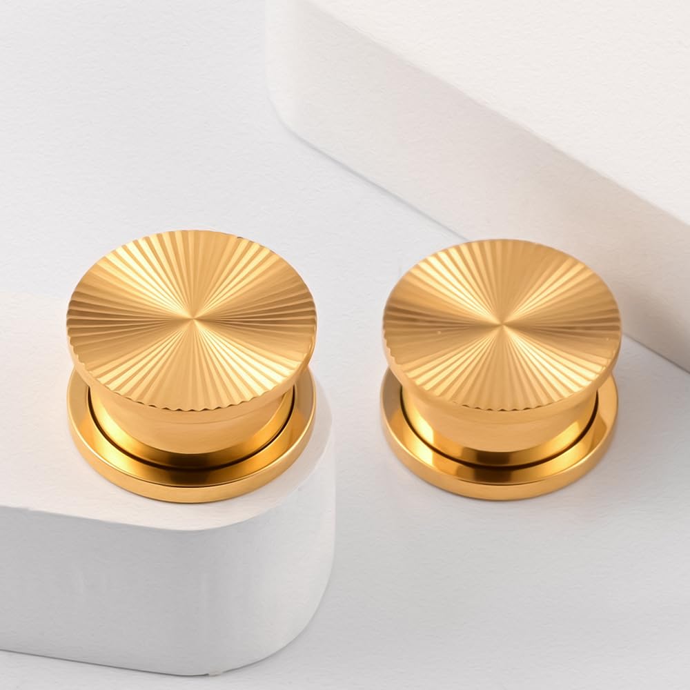 Vankula Ohr Tunnel 1 Paar Flesh Plugs Fest Tropfen Edelstahl für männer damen Ohrpiercing Gestreckte Schmuck 6mm bis 16mm