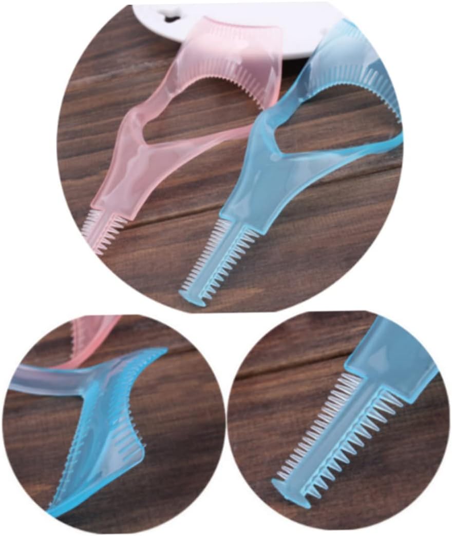 Mascara Applicator 3 In 1 Eyelashes Tools Mascara Shield Applicator Guard Eyelash Guide For Makeup Clear Plastic Eyelash Card For Woman Girls Pink Mascara Applicator Guide Tool. : Beauty & Personal Care