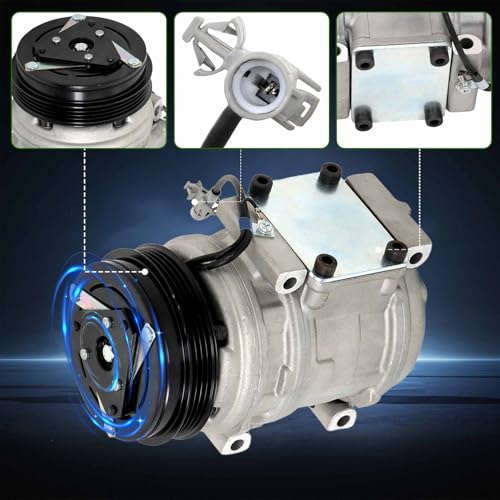 marddpair A/C Compressor with Clutch Replacement for Toyota Tacoma 1995-2004 Replacement 1521040 638810 by marddpair - Used condition - Image 4