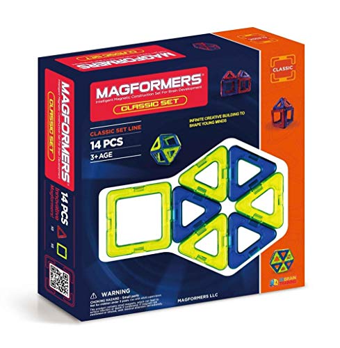 Magformers 14 Piece Classic Colors Set