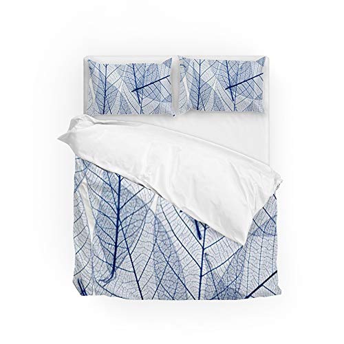 Housse de couette anti-plis King en tissu doux 100 % polyester - 2