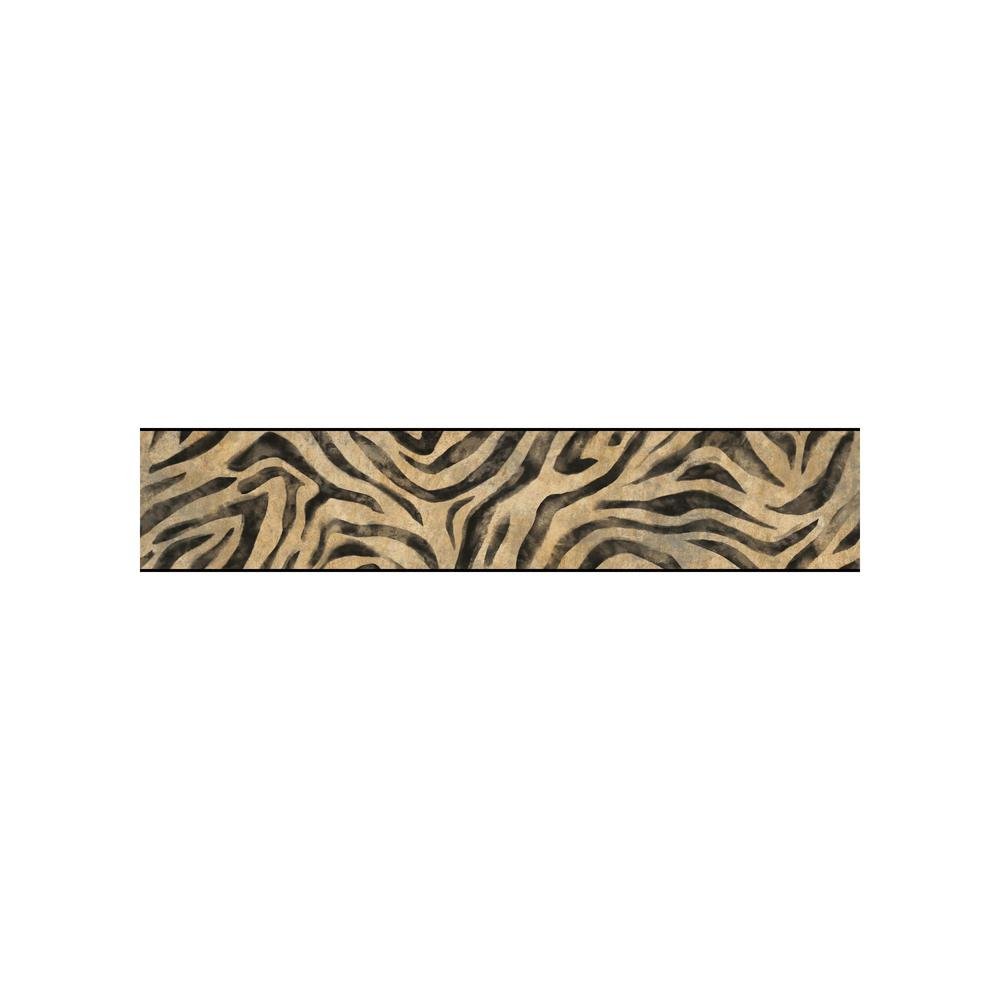 York Wallcoverings Growing Up Kids Motion Dazzle Removable Wallpaper Border Tan, Black, Taupe