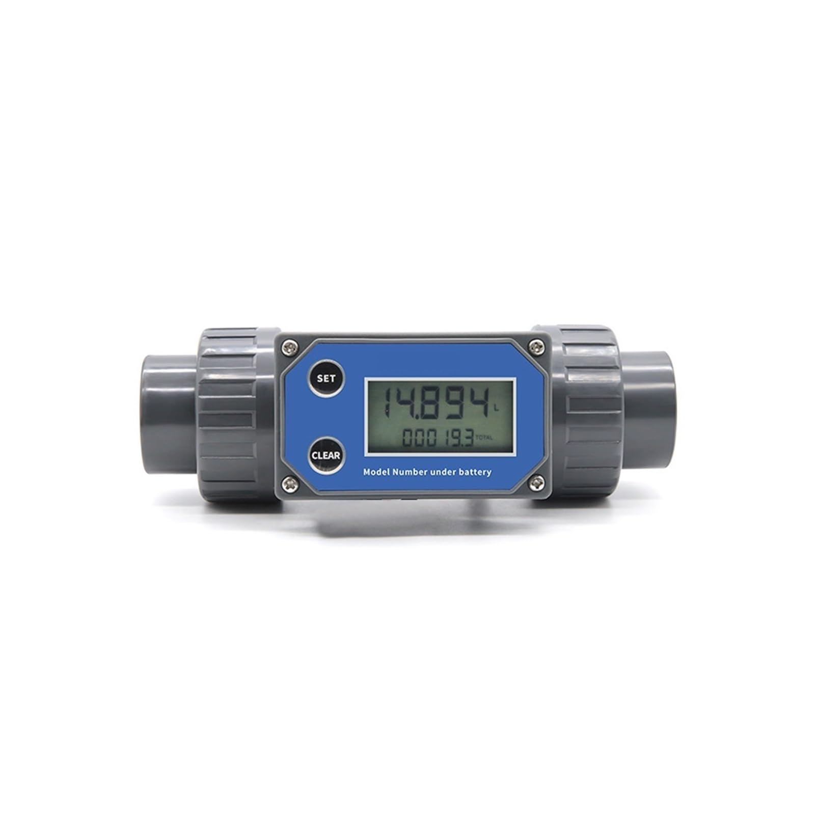 TBZOQAID Digital Flow Meter Flowmeter Gauge Electronic Indicator Sensor Counter(DN25)