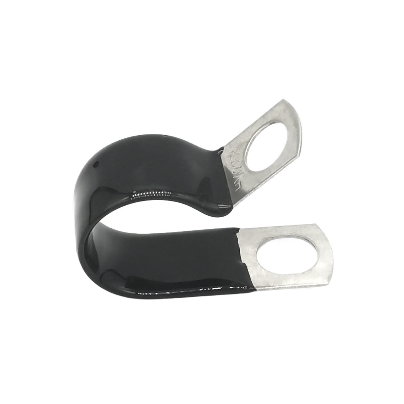 10 Uds. Abrazaderas de manguera tipo P recubiertas de acero inoxidable 18mm 304 Clips de tubo tipo R de montaje de Cable