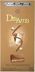 Tablete Dreams Mil Folhas Avelã 130G Cacau Show