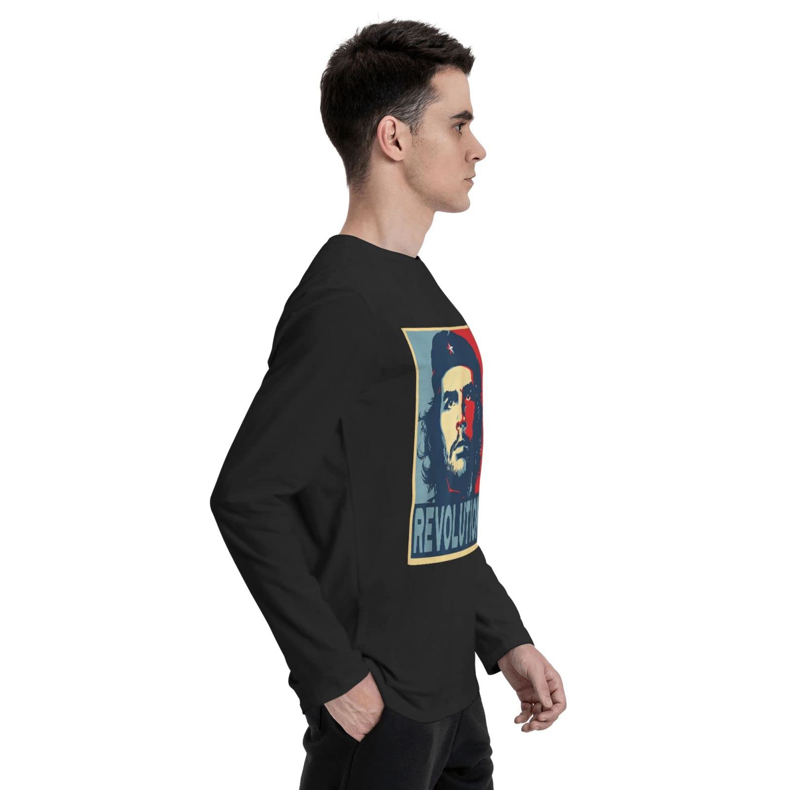 Amazon.co.jp: 長袖 tシャツ メンズ ロングtシャツ チェ・ゲバラ 革命 
