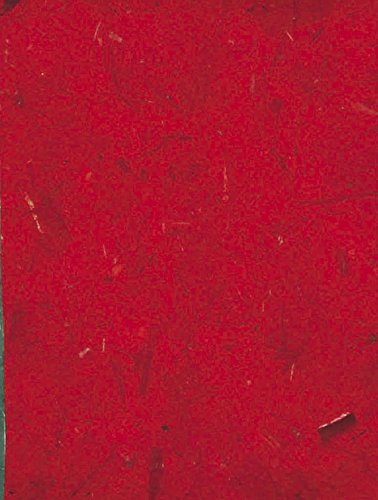 Clairefontaine 98209C - Packung mit 10 Bogen Bananenpapier, 65x95cm, 35g, ideal für Bastelaktivitäten, Rot, 1 Pack
