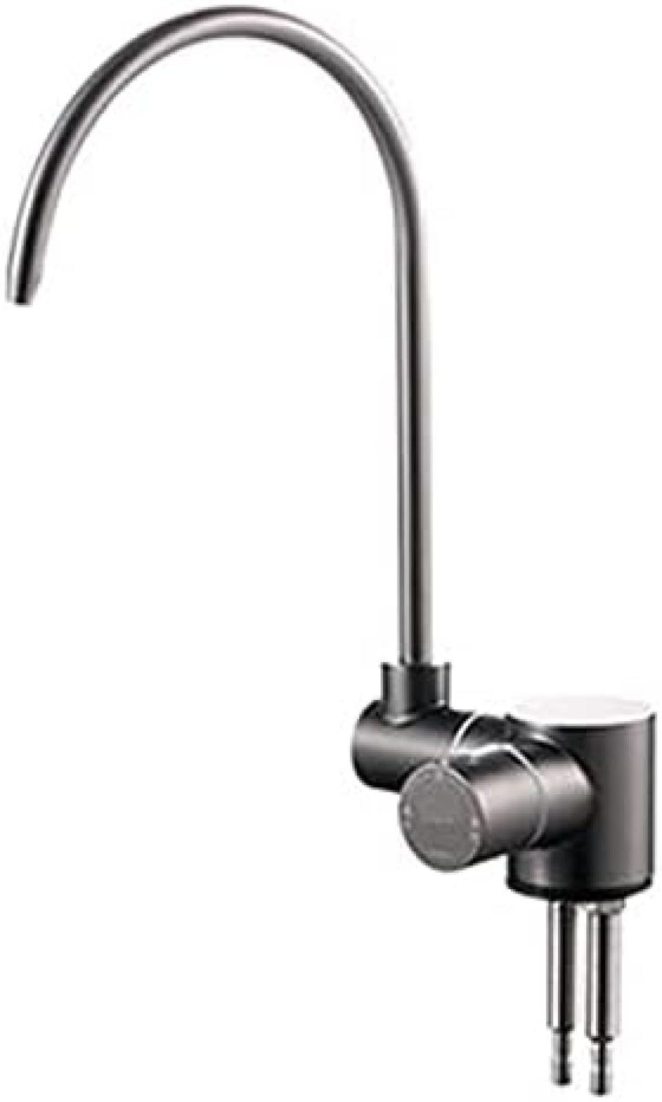 WDSOPK Drinking Water Filter Tap Window Taps 360 Rotation Kitchen Sink Purifier Faucet Fits Drinking Water Filter Systems Kitchen Sink Tap-Black-A,Brushed-c (Brushed b)