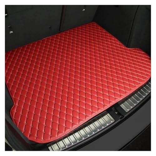 Tapis de coffre auto sur mesure Hyundai Santa Fe 2019-2022 style rouge