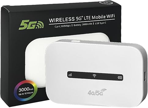 Mobile WiFi Router   MiFi Router | Portable WiFi Hotspot | High Speed Wireless Connectivity Device For Seamless Internet Access During Travel Work Home Use And Daily Onliine Activities