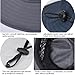 Sireck Fishing Hat, UPF50+ Wide Brim Sun Hat for Men Women, UV Protection Hiking Beach Bucket Hats Summer Safari Hat (Gray)
