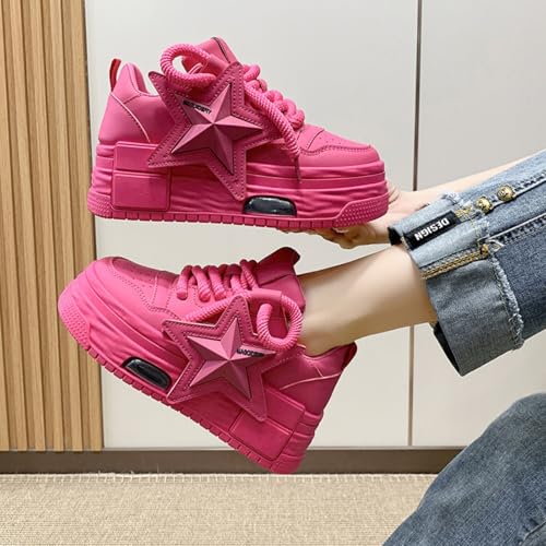 Women's Sneakers Exaggerated Star Chunky Platform Bold Retro Streetwear Shoes Thick Sole Y2K Fashion Daily Outfits2
