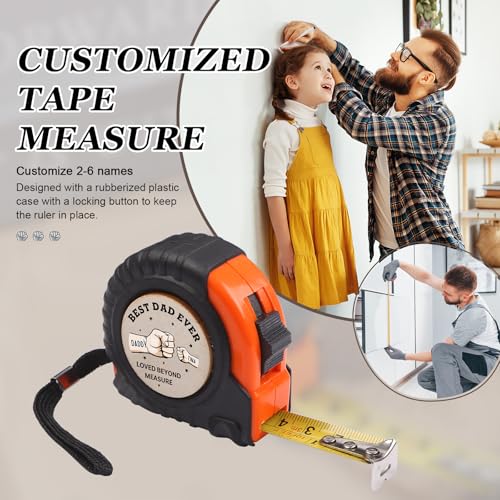 Cinta Métrica Personalizada para Papá 9.84 FT miniatura 4