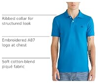 Aero A87 Solid Pique Polo, Ocean Pacific, XXL — image 6