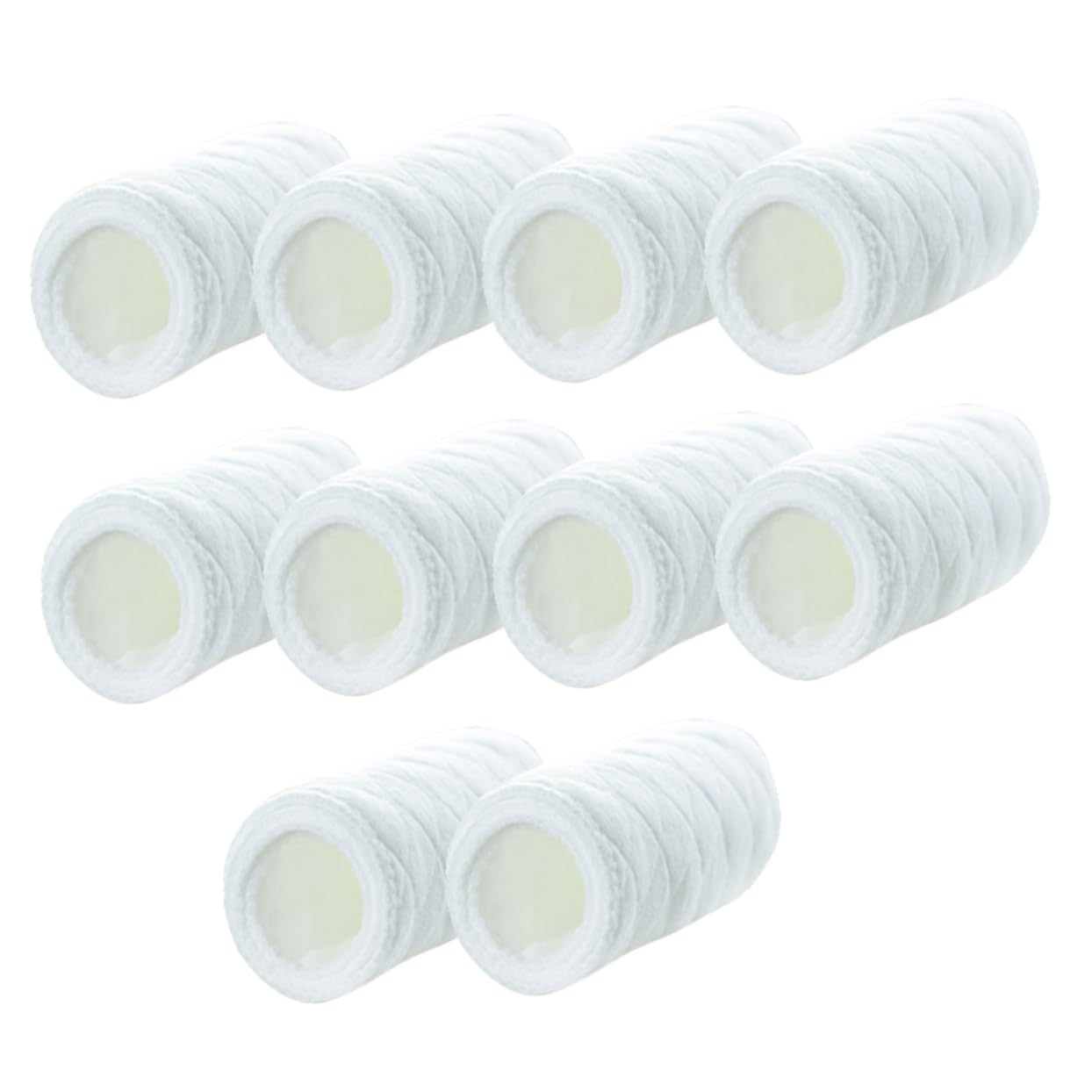 BESTonZON Pure Cotton Newborn Diapers 10 -Layer Reusable Diapers Washable Breathable Leak-Proof