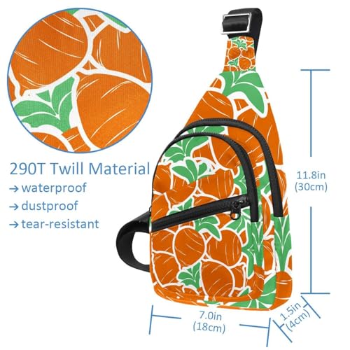 Bolso bandolera impermeable Monkey con estampado moderno para hombre 5