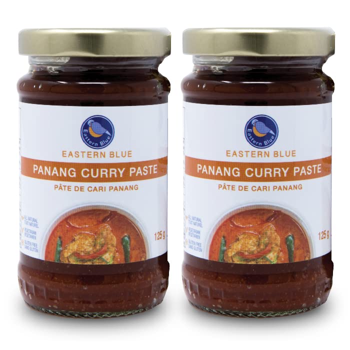 Panang curry Paste: Eastern Blue Thai Curry Paste varieties Green curry paste, Red curry paste, and Yellow curry paste. Elevate your dishes with Authentic Spices | Vegan, Gluten Free, Nuts Free.