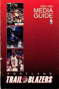 Paperback 1992-1993 Portland Trail Blazers Media Guide Book