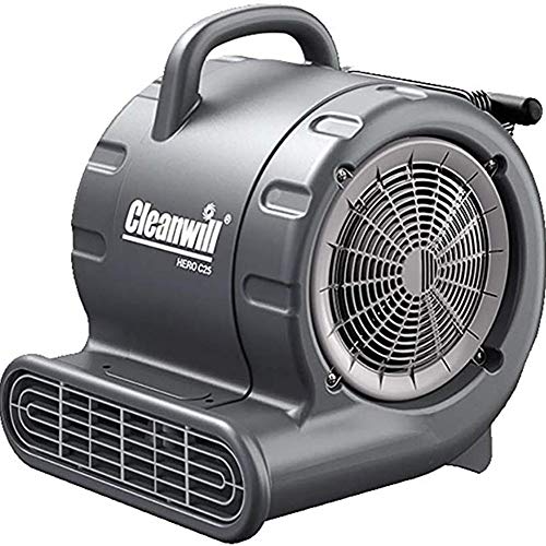 Air Mover Carpet Floor Dryer 3 Speed Blower Fan - Stackable - Grey - Industrial Water Flood Damage Restoration