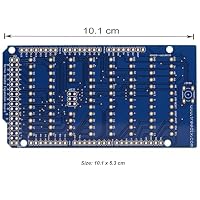 Treedix Klemmenblock Breakout Board Kompatibel mit Arduino MEGA-2560 | Arduino Mega Breakout Board, GPIO Erweiterungsboard Breakout Modul – Ansicht 4