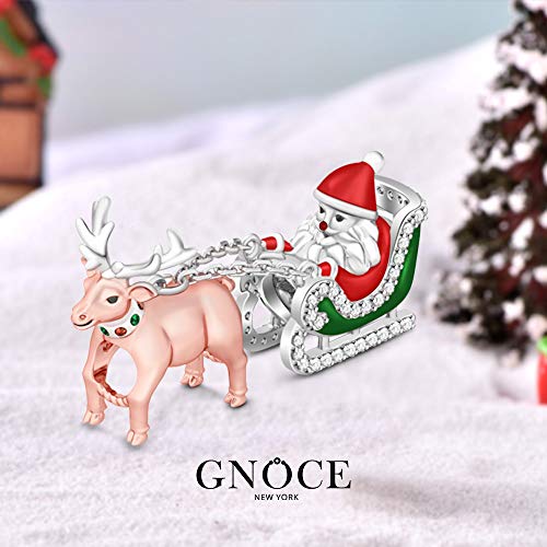 Image of GNOCE Christmas Charm Sterling Silver Pendant Bead