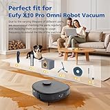 JORAIR 24 Pack Replacement Accessories Kits Compatible with Eufy X10 Pro Omni Vacuum, 2 Main Brush, 4 Mop Cloths, 6 Dust Bags, 4 HEPA Filter, 6 Side Brush, 1 Cleaning Tools, 1 Screwdriver - Image 7