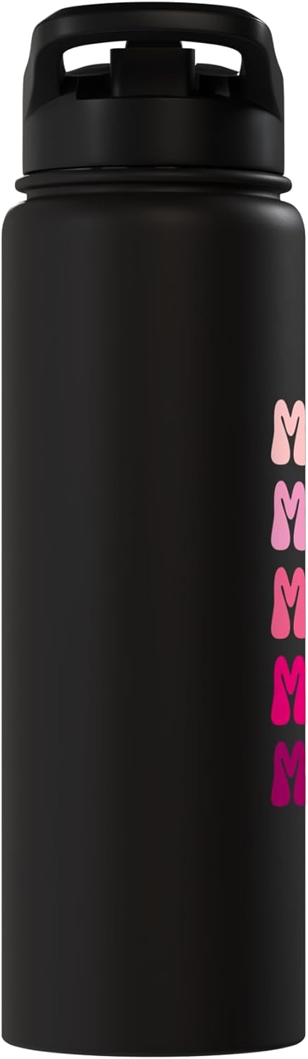 Maya First Name Minimalist Design Stainless Steel Insulated Water Bottle