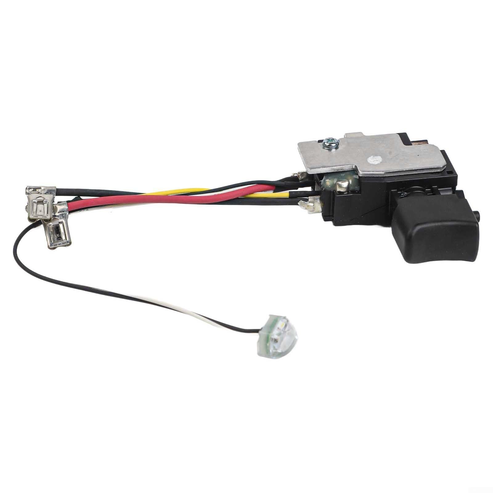 Interrupteur de rechange pour visseuse à percussion sans fil DTD152 632F26-6 6507529 - Interrupteur en métal robuste compatible avec DTD152Z DTD152RME DTD152RME DTD152RFE - Installation facile