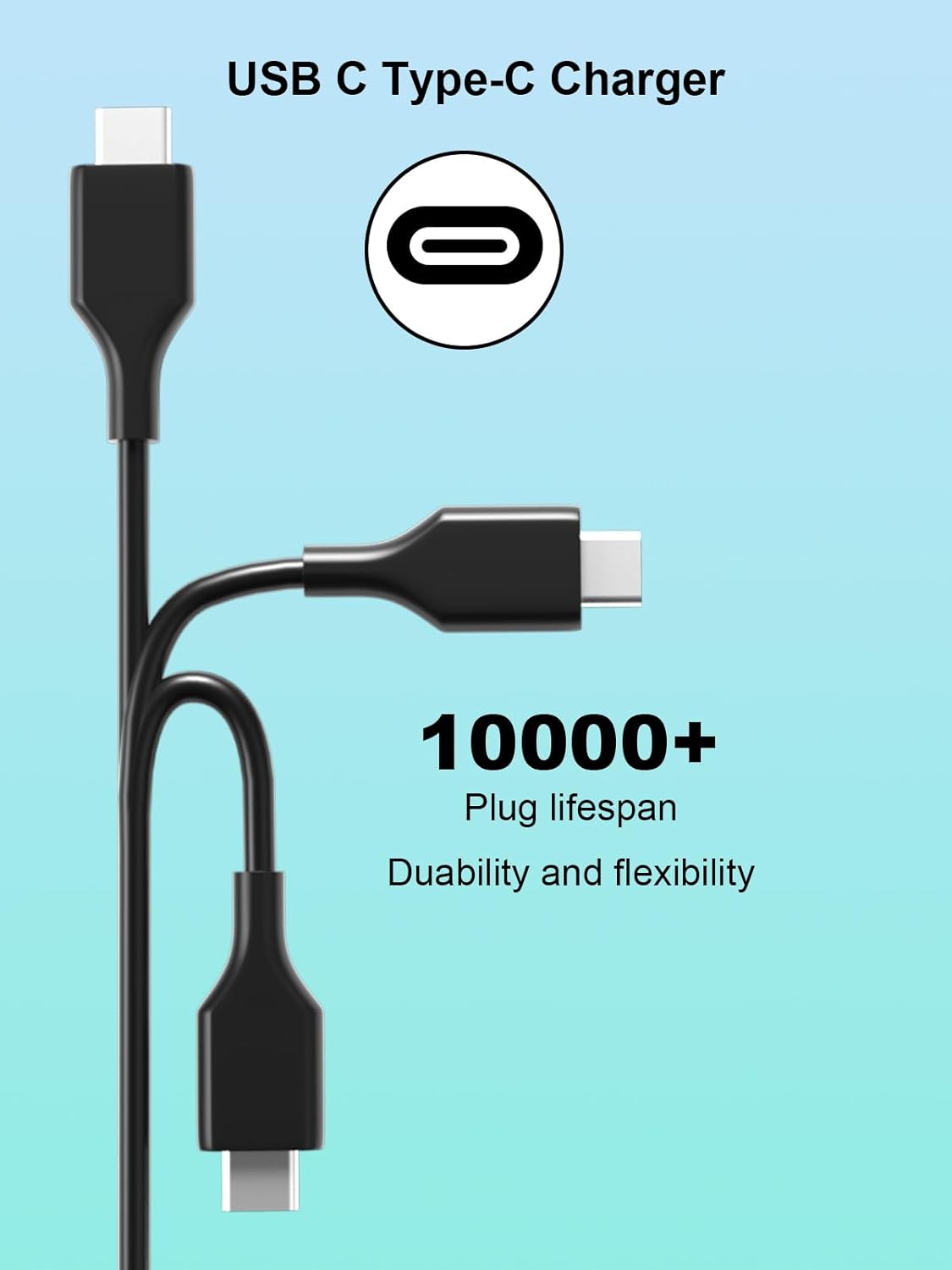 65W USB Type C Laptop Charger Compatible with Asus Zenbook Series Laptops