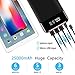 Portable Power Bank 25000mAh BCM High Capacity USB External Battery Pack Backup Battery Power Pack 3 Output 2 Input with LCD Display Compatible with Smartphone, Android Phone, Tablet and More