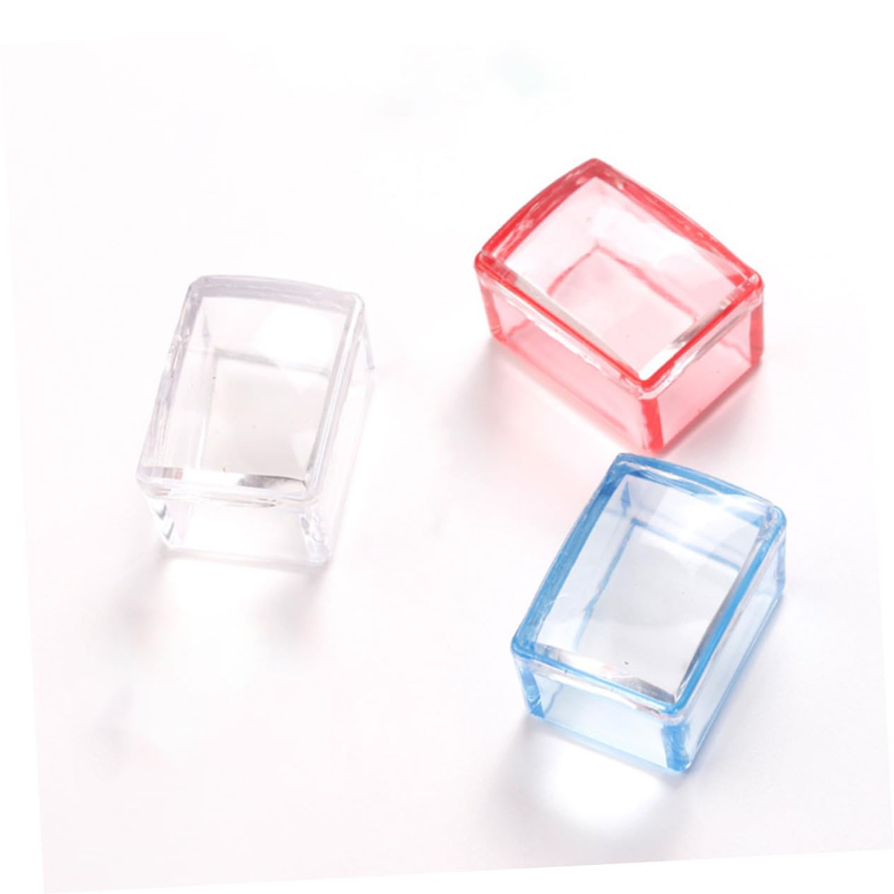 FRCOLOR 15pezzi Timbratura Per Unghie Strumenti Di Manicure Stamping Per Decorazione Professionale Di Timbrature Per Nail Art e Trasparente