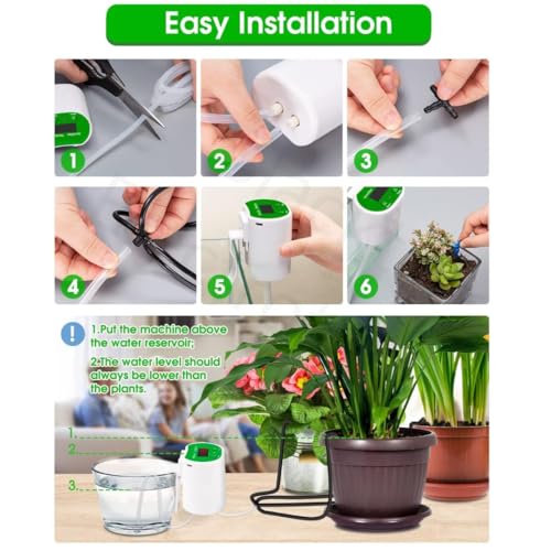 Image of Blackt Electrotech BT29ADI Plant Watering System, USB Rechargeable, 12 Indoor Plants, Automatic Timer (2)